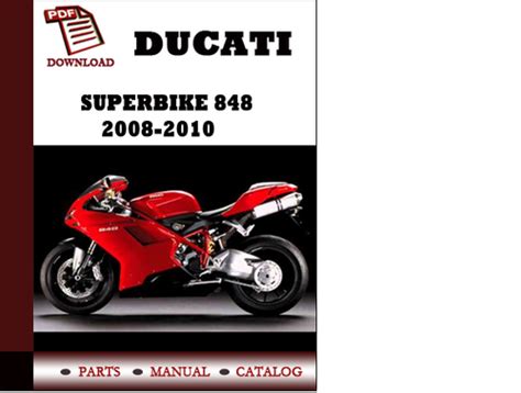 Ducati 848 2008 2009 2010 Repair Service Manual Workshop