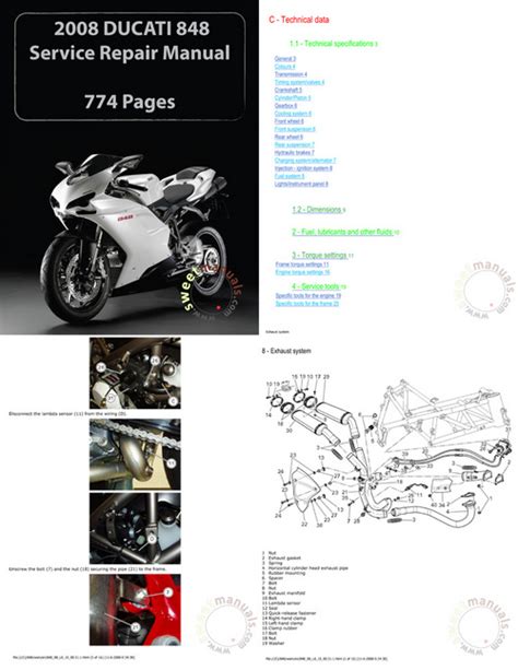 Ducati 848 2008 Workshop Manual Repair Manual Service Manual Download