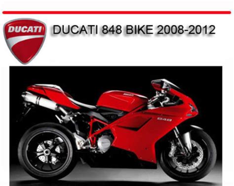 Ducati 848 Bike 2008 2012 Repair Service Manual