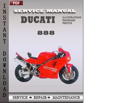 Ducati 888 1992 Repair Service Manual