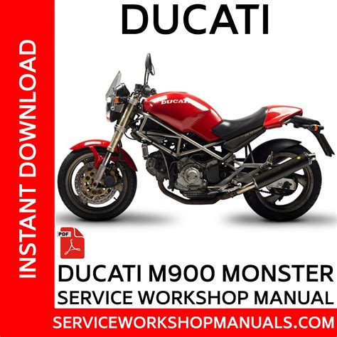 Ducati 900 M900 Monster 2000 Repair Service Manual