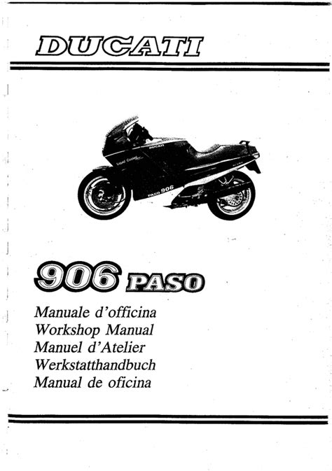 Ducati 906 Paso Service Repair Manual