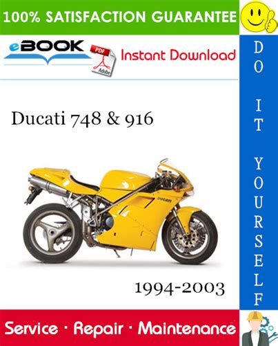 Ducati 916 Service Manual Repair 1994 2003 Download