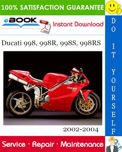 Ducati 998 998r 998s 998rs Service Repair Manual 2002 2003 2004 Download