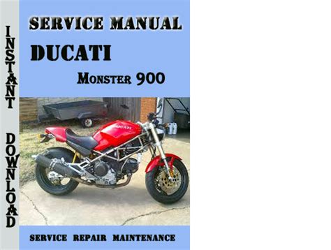 Ducati Monster 900 Service Repair Workshop Manual