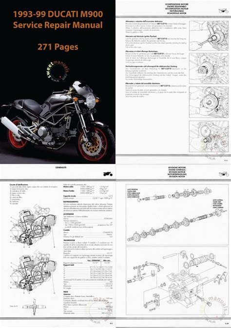 Ducati Monster 900 Workshop Service Manual It En Fr De