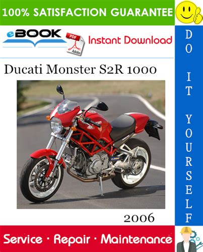 Ducati Monster S2r 1000 Service Repair Workshop Manual 2006 Onwards