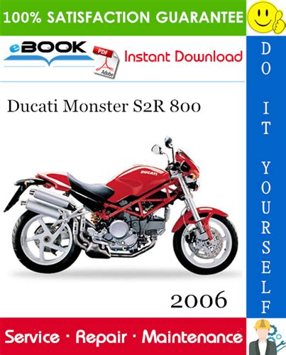 Ducati Monster S2r 800 2006 Service Repair Manual Download