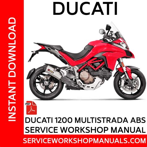 Ducati Multistrada 1200 Abs 2013 Workshop Service Manual