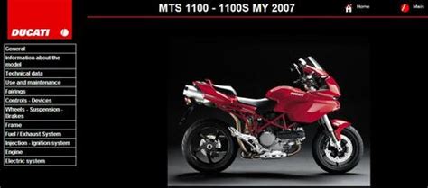 Ducati Multistrada Mts 1100 Service Repair Manual 2007