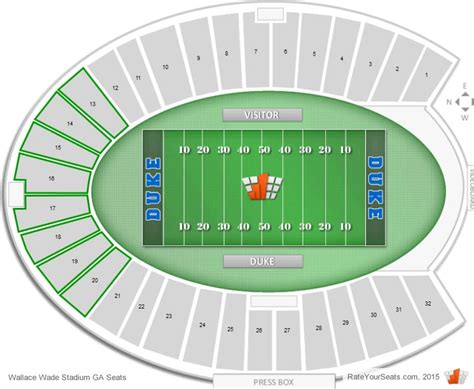 Duke Seating Chart Football