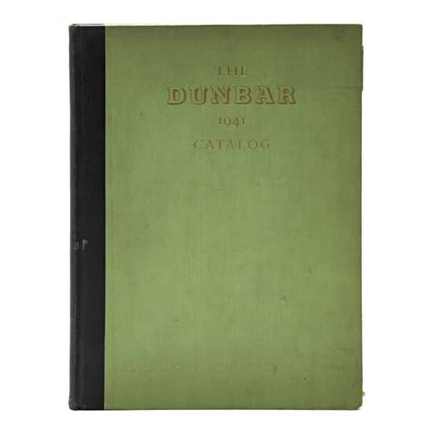 Dunbar Not All Pieces In Catalog