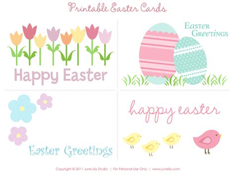 Easter Card Printable Free