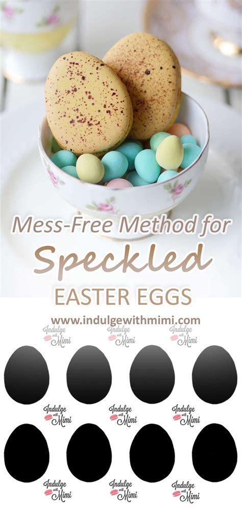 Easter Egg Macaron Template