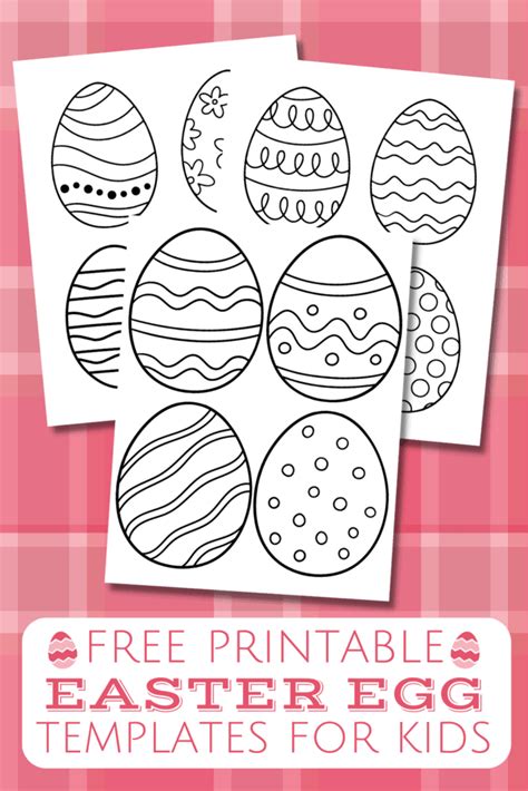 Easter Egg Templates Free