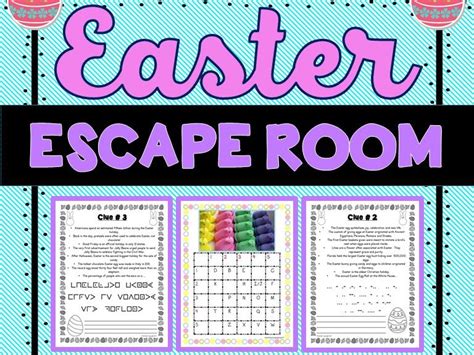 Easter Escape Room Free Printable
