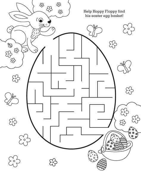Easter Maze Printable