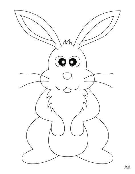 Easter Rabbit Template