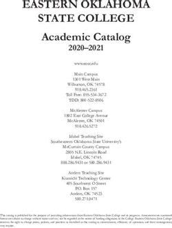 Eastern Oklahoma State College Course Catalog