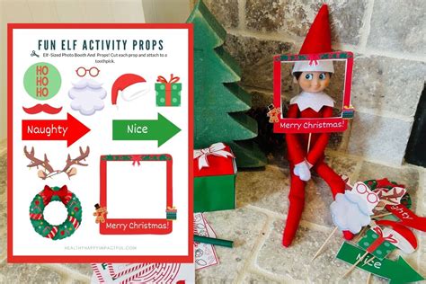 Easy Elf On The Shelf Printable Props
