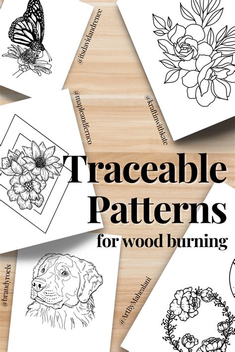 Easy Wood Burning Templates