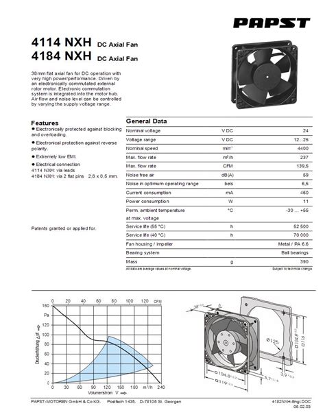 Ebm Papst Fans Catalog Wiring Diagram