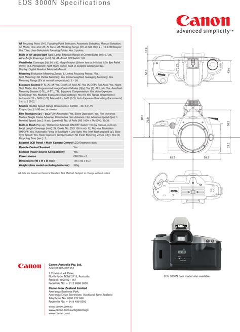 Ebook Canon Eos 3000n Manual Book