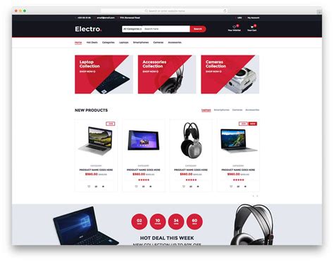 Ecommerce Website Design Templates Free Download