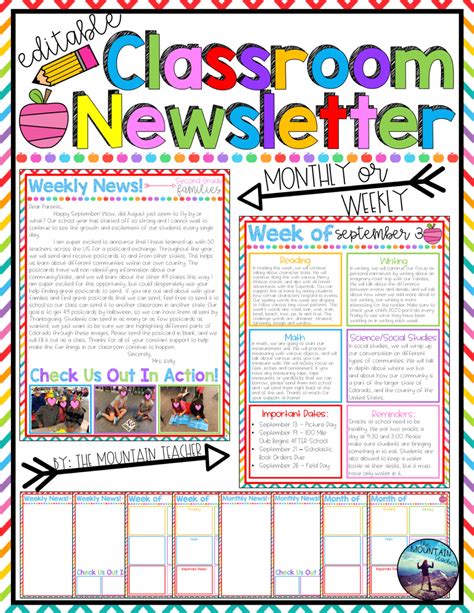 Editable Newsletter Template