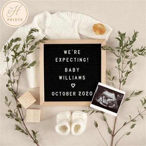 Editable Pregnancy Announcement Templates Free Download