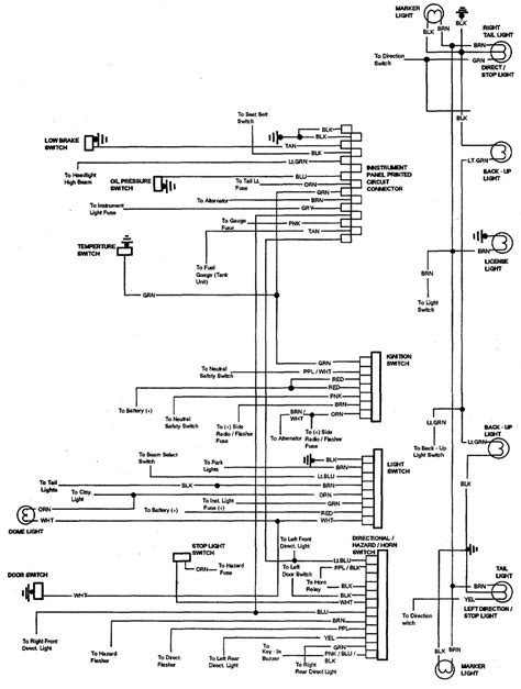 El Camino Tail Light Wiring Diagram