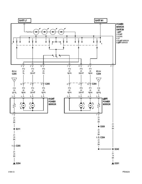 Elec Mirrors Wiring Diagram 2001 Pt Cruiser