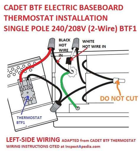 Electric Baseboard Thermostat Wiring Diagram