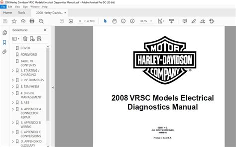 Electrical Diagnostics Manual For 2008 Harley