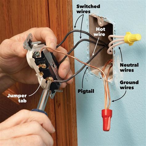 Electrical Outlet And Light Switch Wiring