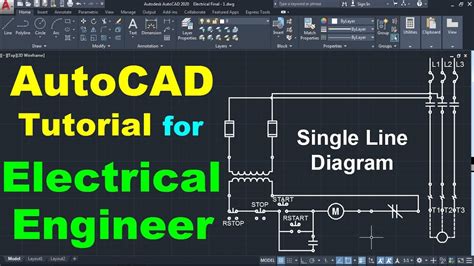 Electrical Wiring Diagram Using Autocad