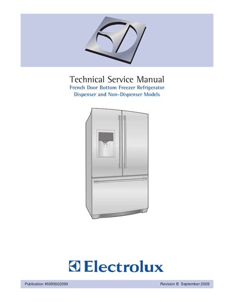 Electrolux Refrigerator Service Manual