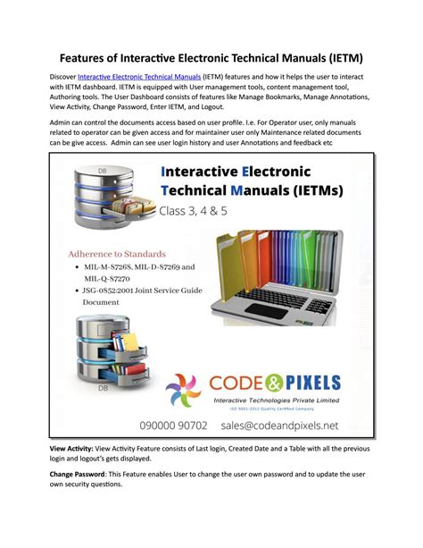 Electronic Technical Reference Manual