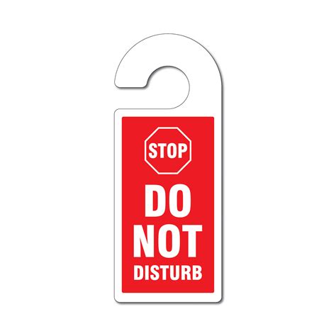 Eleedo Not Disturb Sign Printable Door Hanger