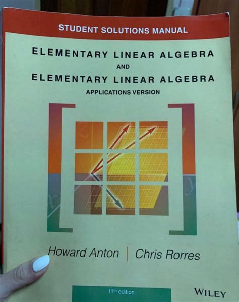 Elementary Linear Algebra Solutions Manual