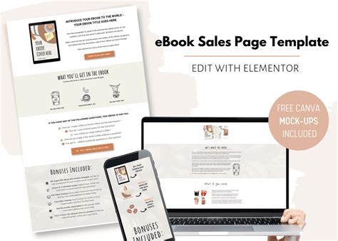 Elementor Sales Page Template