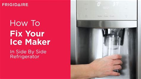 Elevate Your Culinary Experience: Discover the Side-by-Side Refrigerator with Ice Maker