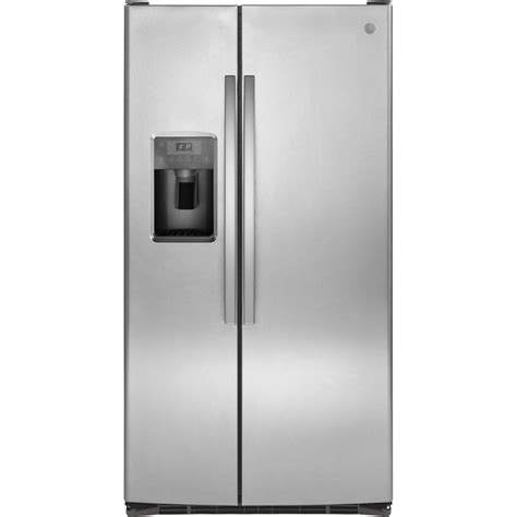 Elevate Your Culinary Symphony with the GE Side-by-Side Refrigerator with Ice Maker: A Symphony of Space, Style, and Convenience
