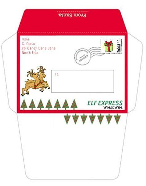 Elf On The Shelf Envelope Printable Free