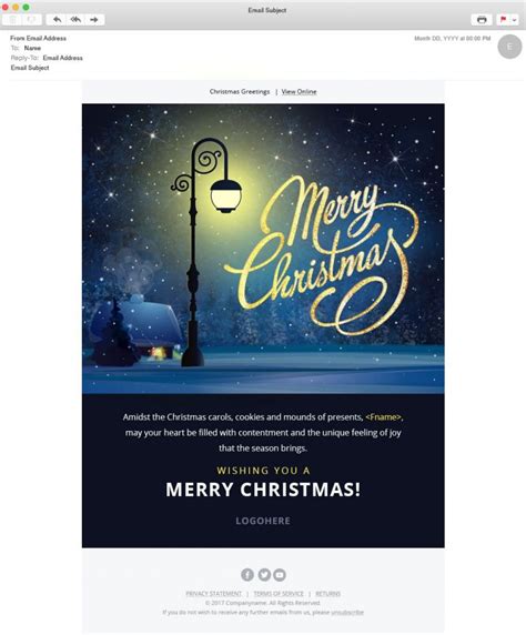 Email Christmas Template