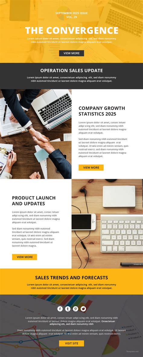 Email Newsletter Template