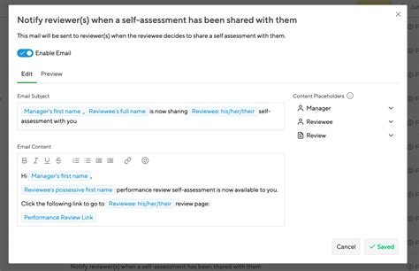 Email Notification Template