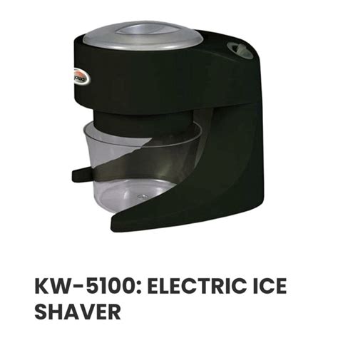 Embrace the Culinary Chills: An Ode to the Kyowa KW 5100 Electric Ice Shaver