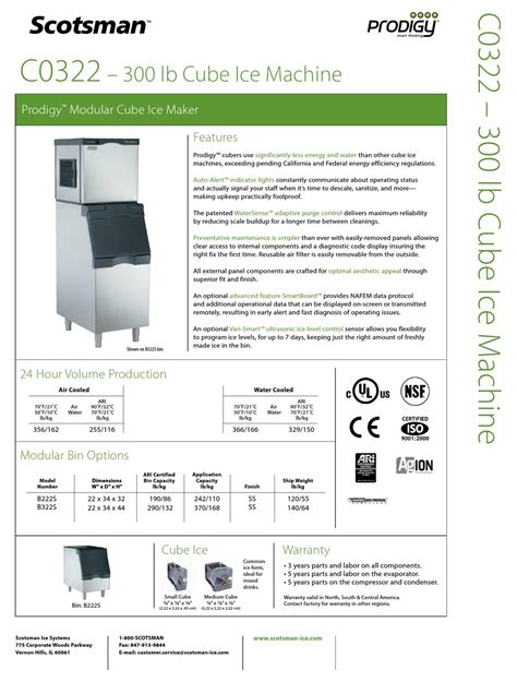 Embrace the Power of Refreshment: The Scotsman MV 300 Ice Machine – Your Ultimate Cooling Companion