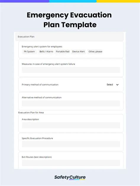 Emergency Evacuation Template